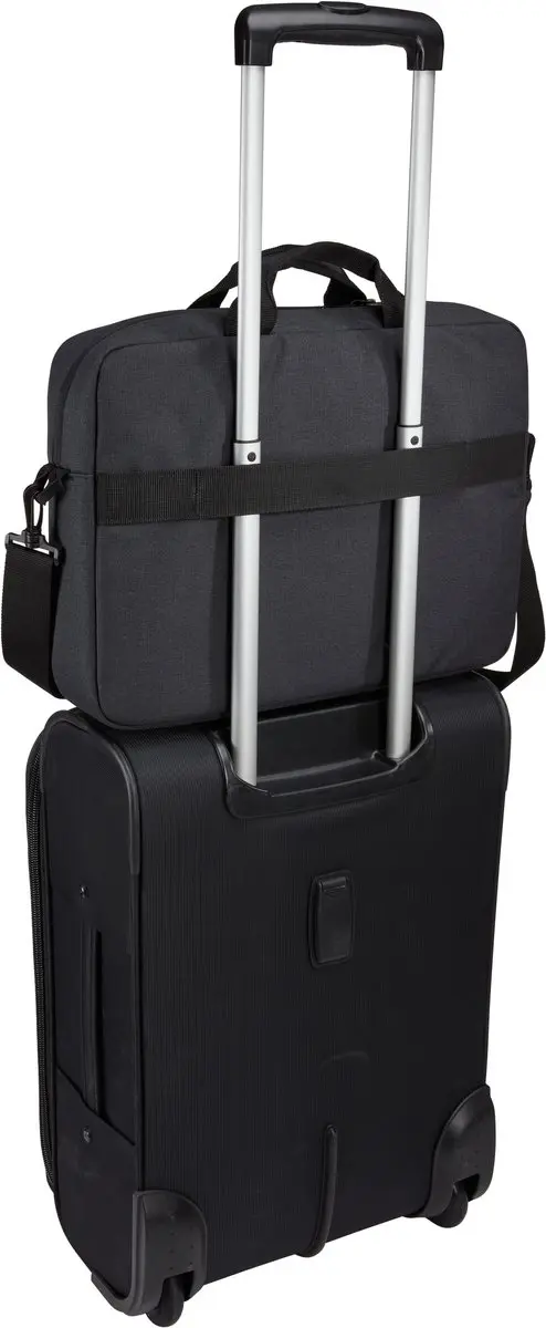 Case Logic Huxton Attaché Laptoptas 15.6" - Zwart