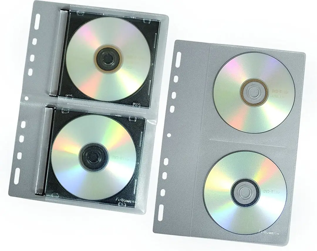 Fellowes CD/DVD Ringbandhoes 2 Vakken