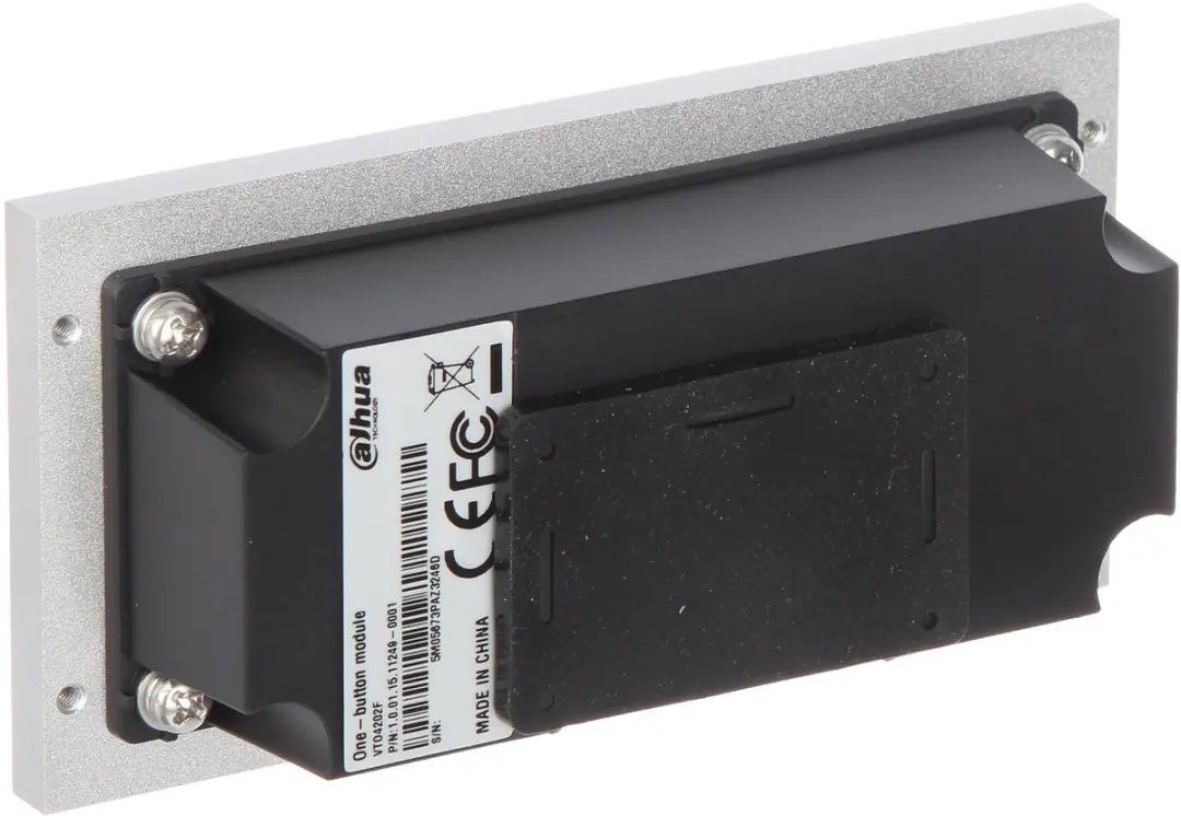 Dahua VTO4202F-MB2 Moduul - Vandaalbestendig IP65 - Zilver