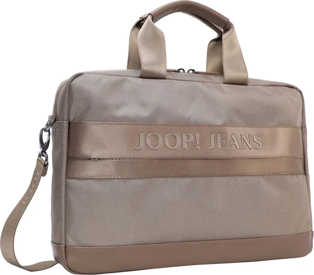 Joop! Modica Pandion Laptoptas 10" - 7 Vakken - Khaki