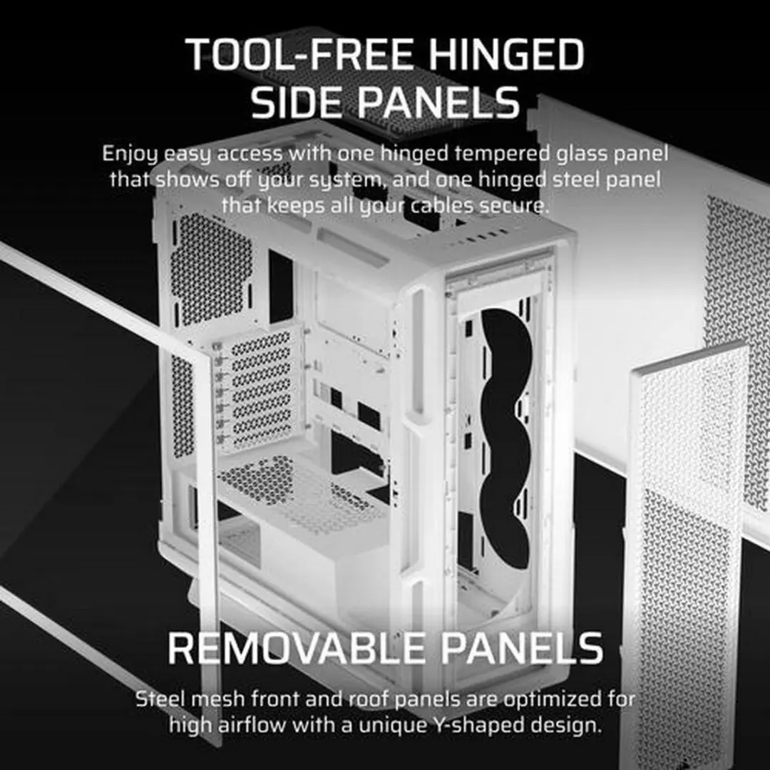 Corsair 5000T PC-behuizing - Wit