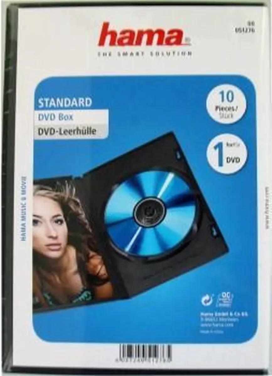 Hama DVD Box Standaard 25 Vakken - Zwart