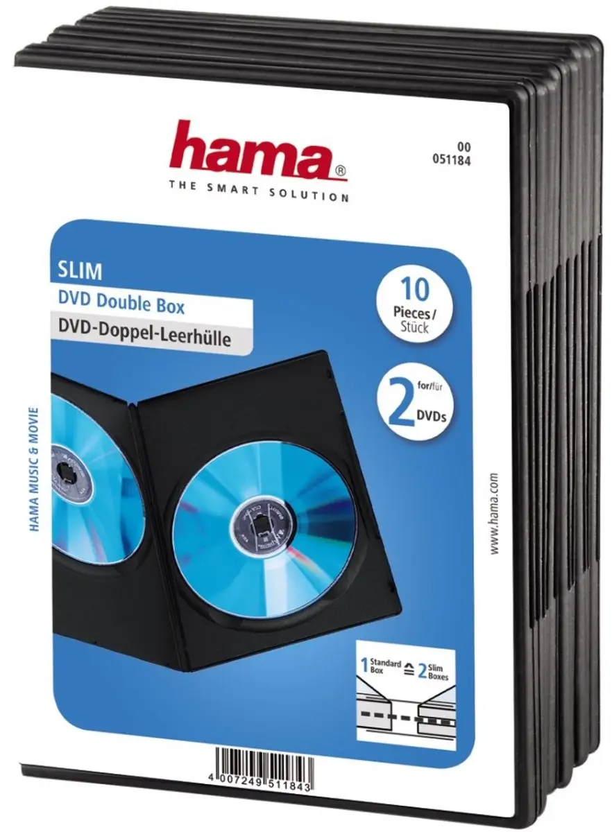 Hama Dvd Slim Box Dubbel
