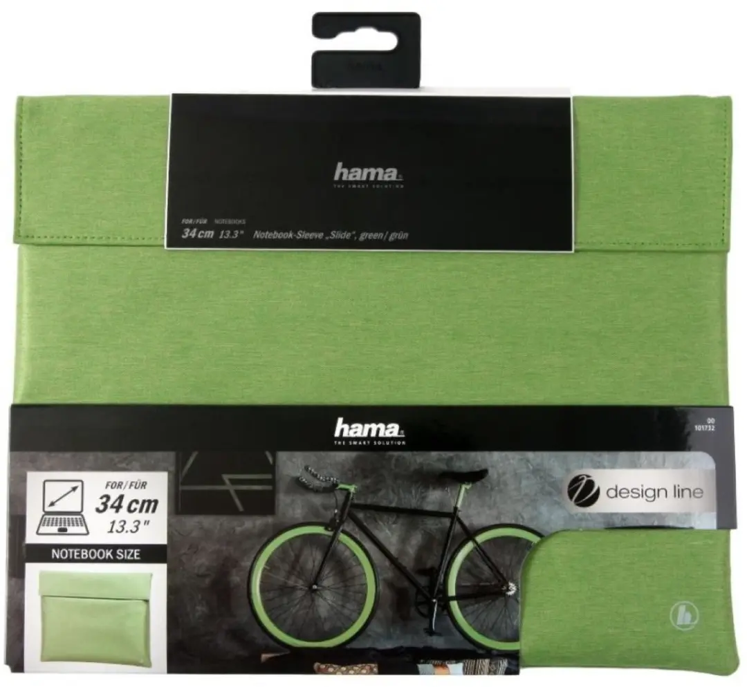 Hama 00101732 Notebooktas 13.3" - Groen - afbeelding 6 van 6