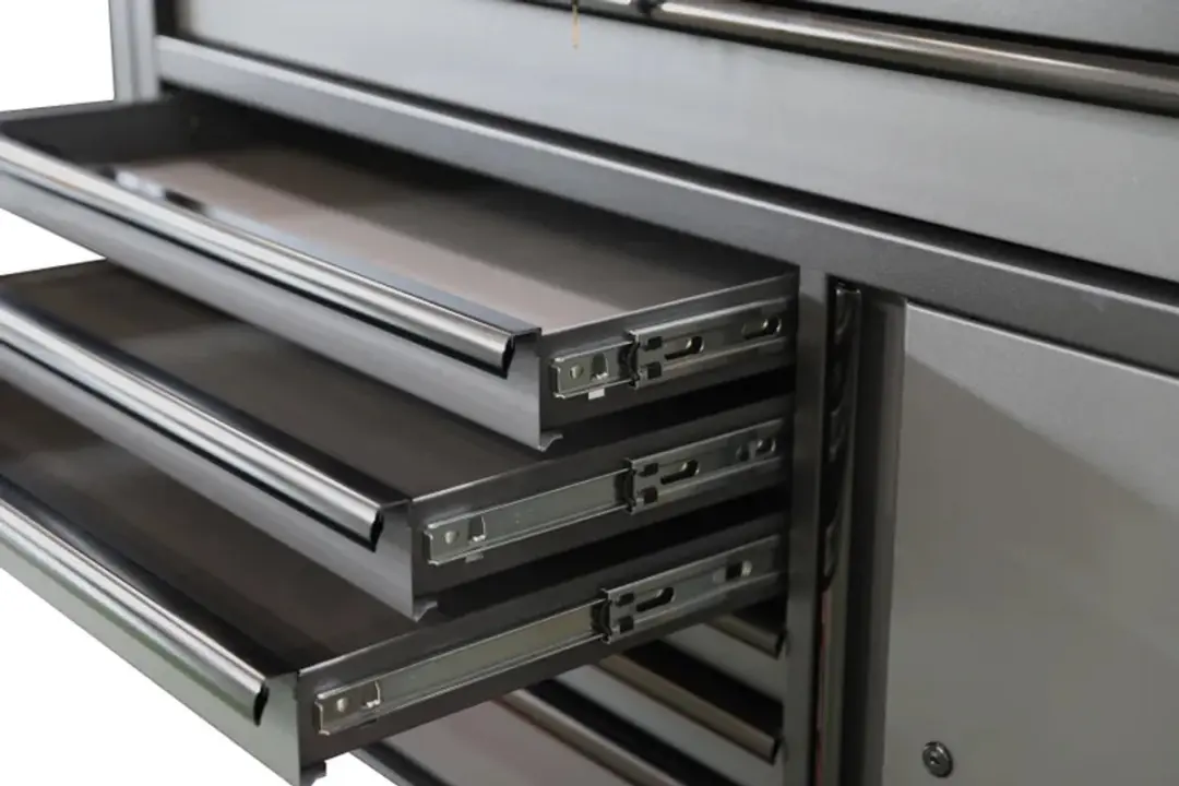 HBM KH13570 Modulair Werkplaatssysteem 14-delig - Extra Diep - Zwart/Grijs