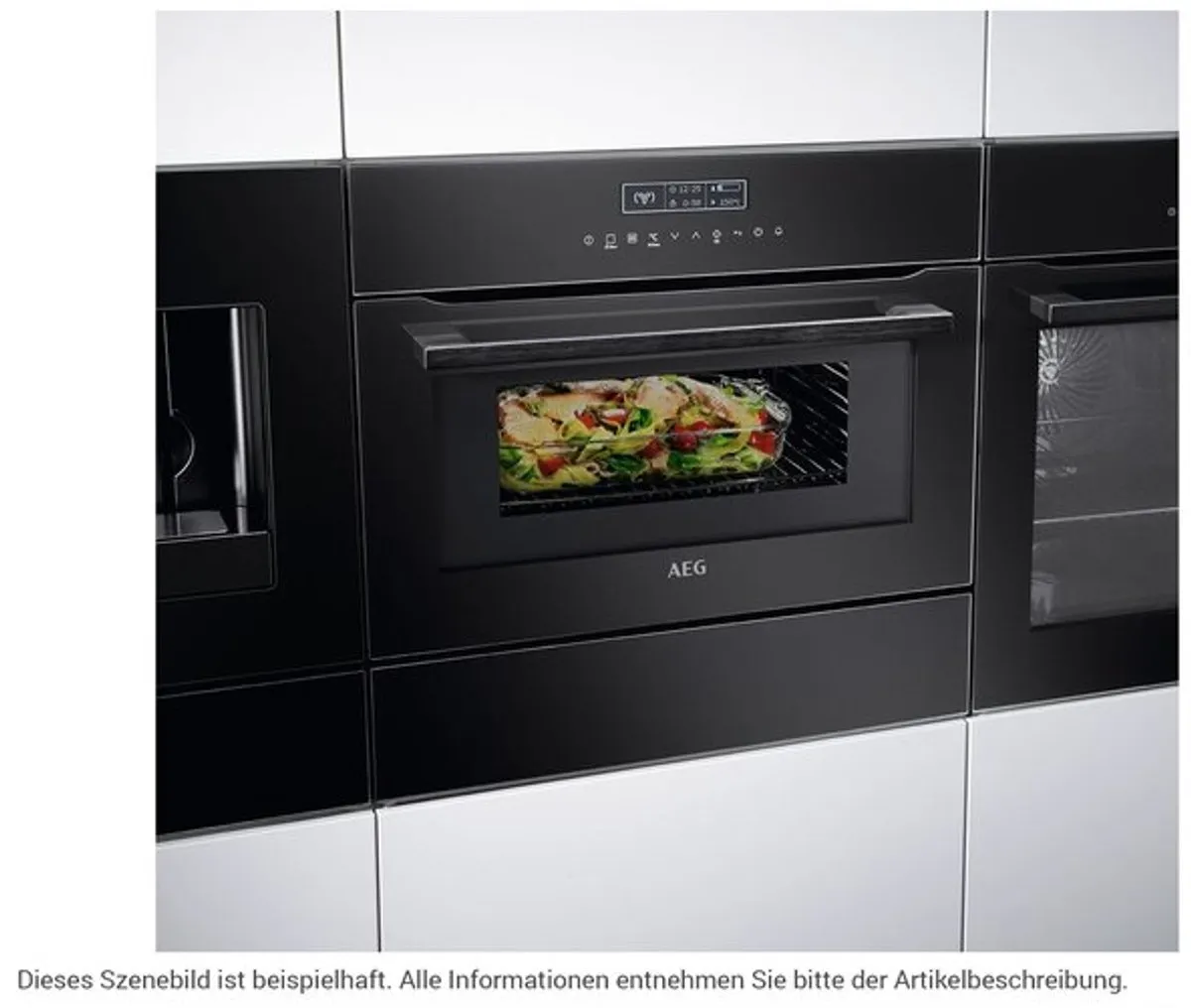 AEG KME761000B Inbouwmagnetron 43L - 1000W - Zwart