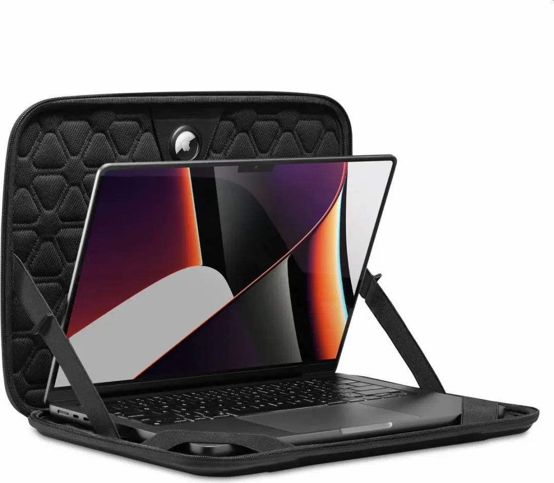 Spigen Rugged Armor Pouch Pro 8809811858433 - Laptophoes 13/14" - Zwart