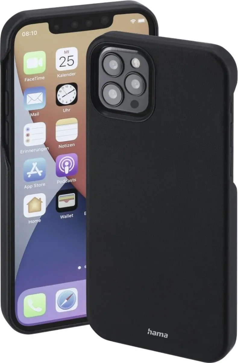 Hama MagCase Finest Sense iPhone 13 Pro - Zwart