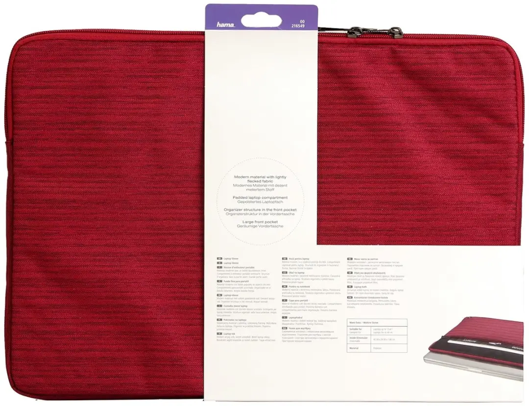 Hama Tayrona 15.6" Opbergmap - Rood