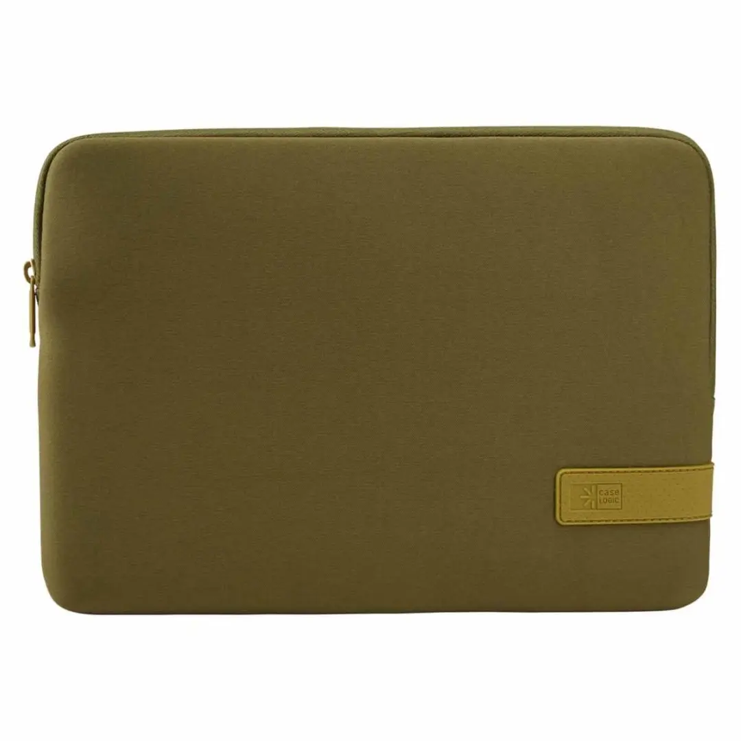 Case Logic Reflect 14" Laptophoes - Olijfgroen