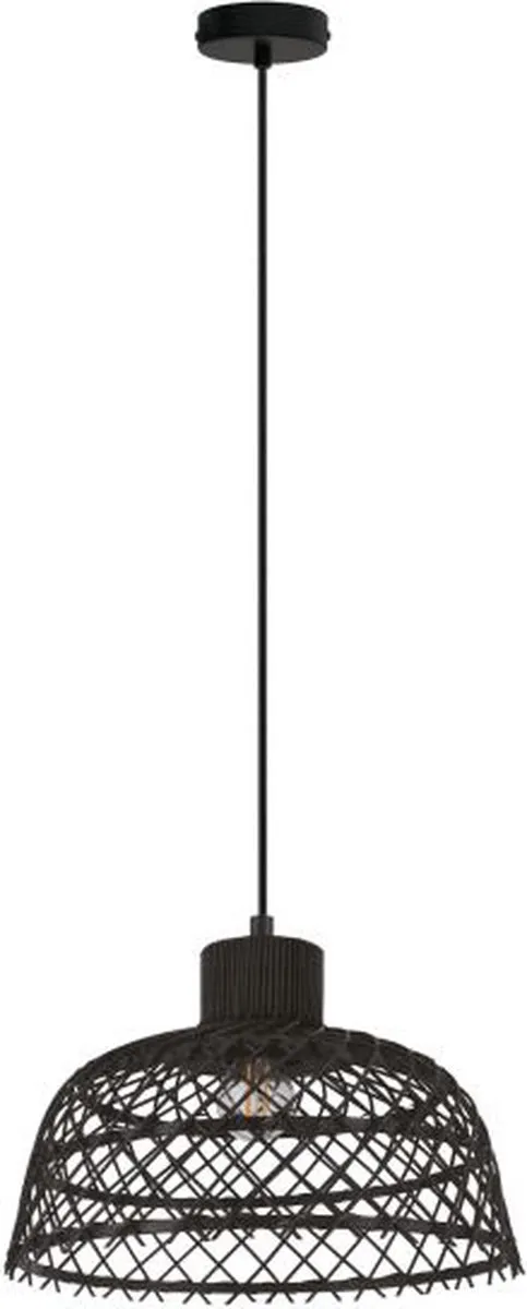 Eglo Ausnby Hanglamp E27 - Ø37cm - Zwart