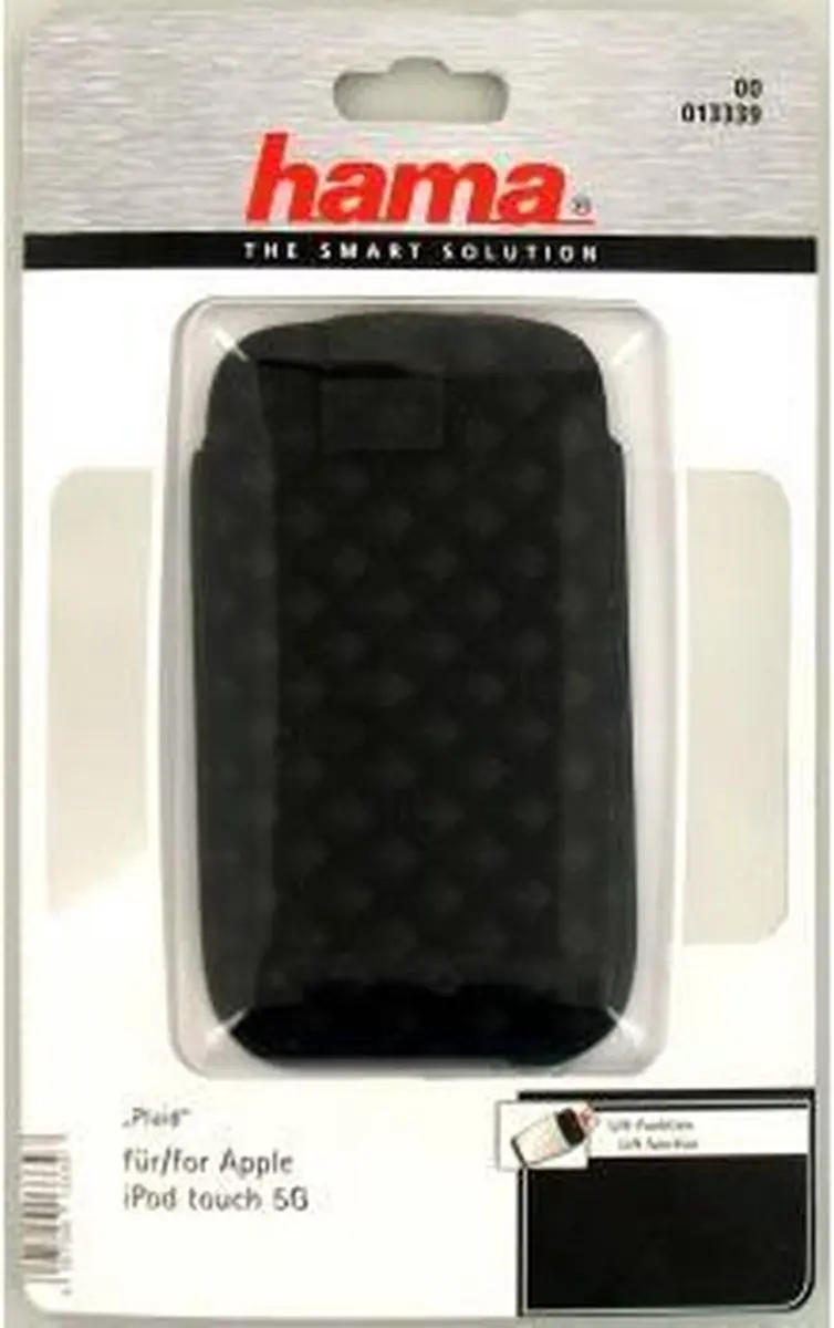Hama Plaid MP3 Case iPod Touch 5G - Zwart