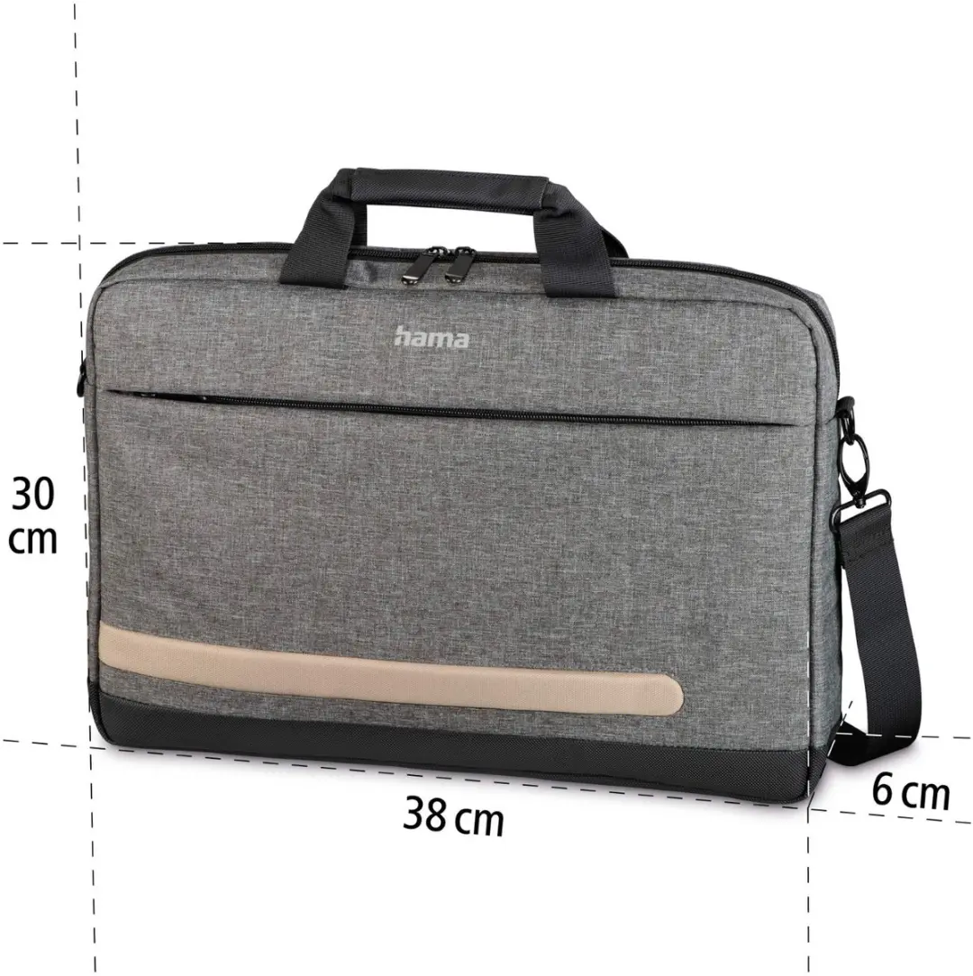 Hama Terra Laptop-tas 13,3" MPN 00196600 - Grijs