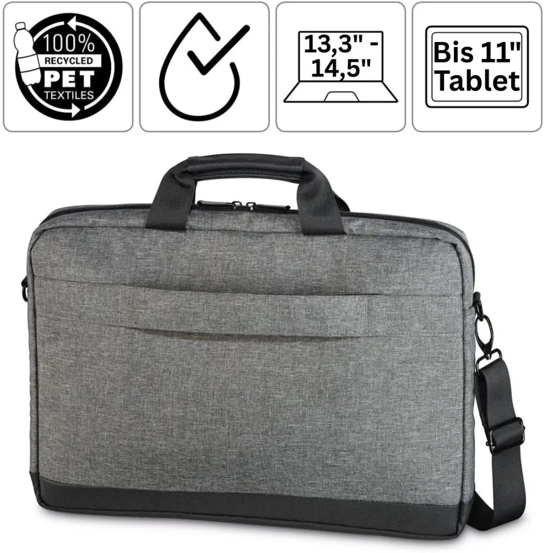 Hama Terra Laptop-tas 13,3" MPN 00196600 - Grijs