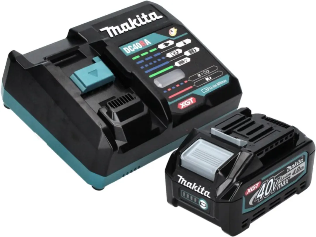 Makita GA005GM1 Accu Haakse Slijper 125mm - 40V XGT - 4.0Ah