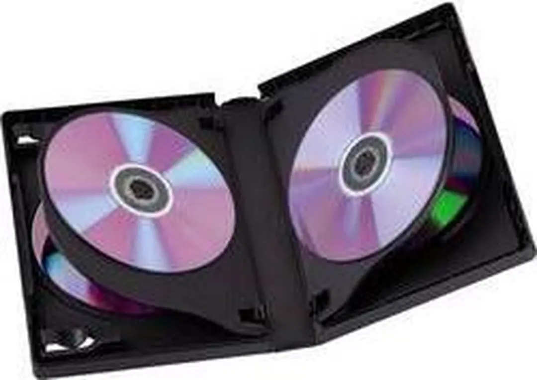 Hama DVD 6-Box 3-Pack - Zwart