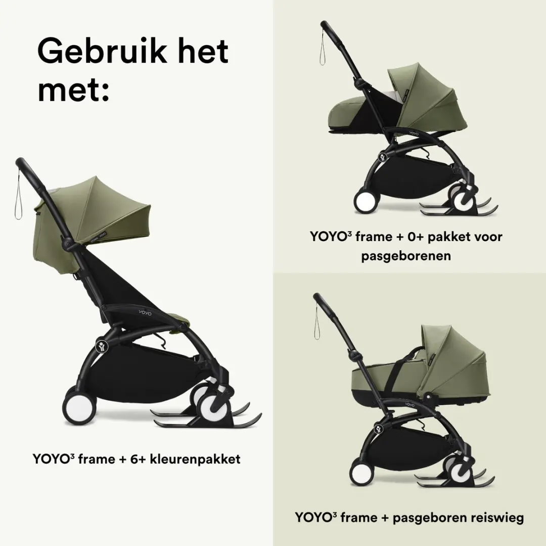 Stokke YOYO-ski's - Black