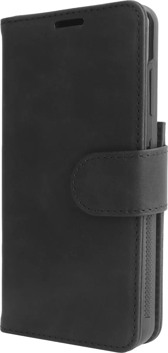 Just in Case Samsung Galaxy S25 Hoesje 2-in-1 Pasjeshouder - 3 Vakken - Zwart