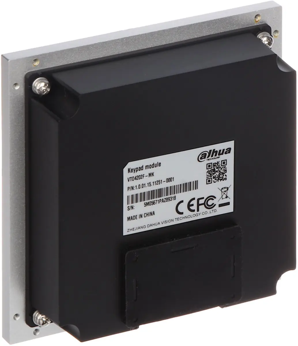 Dahua VTO4202F Toetsenbordmodule - Zilver