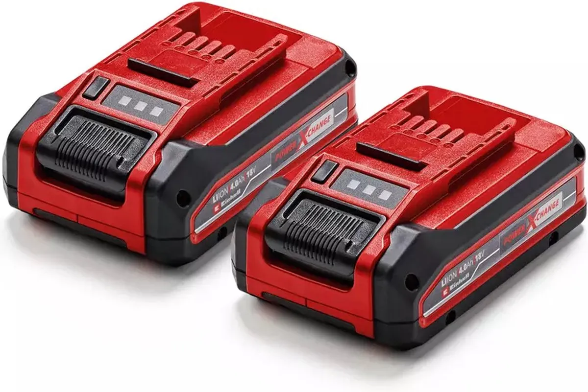 Einhell Twinpack 4.0 Ah Power X-Change Accu - 2x 4.0 Ah - afbeelding 6 van 6