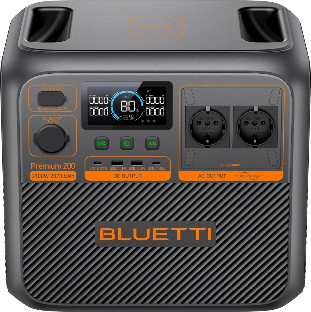 Bluetti Premium Elite 200 V2 Powerstation 2073Wh