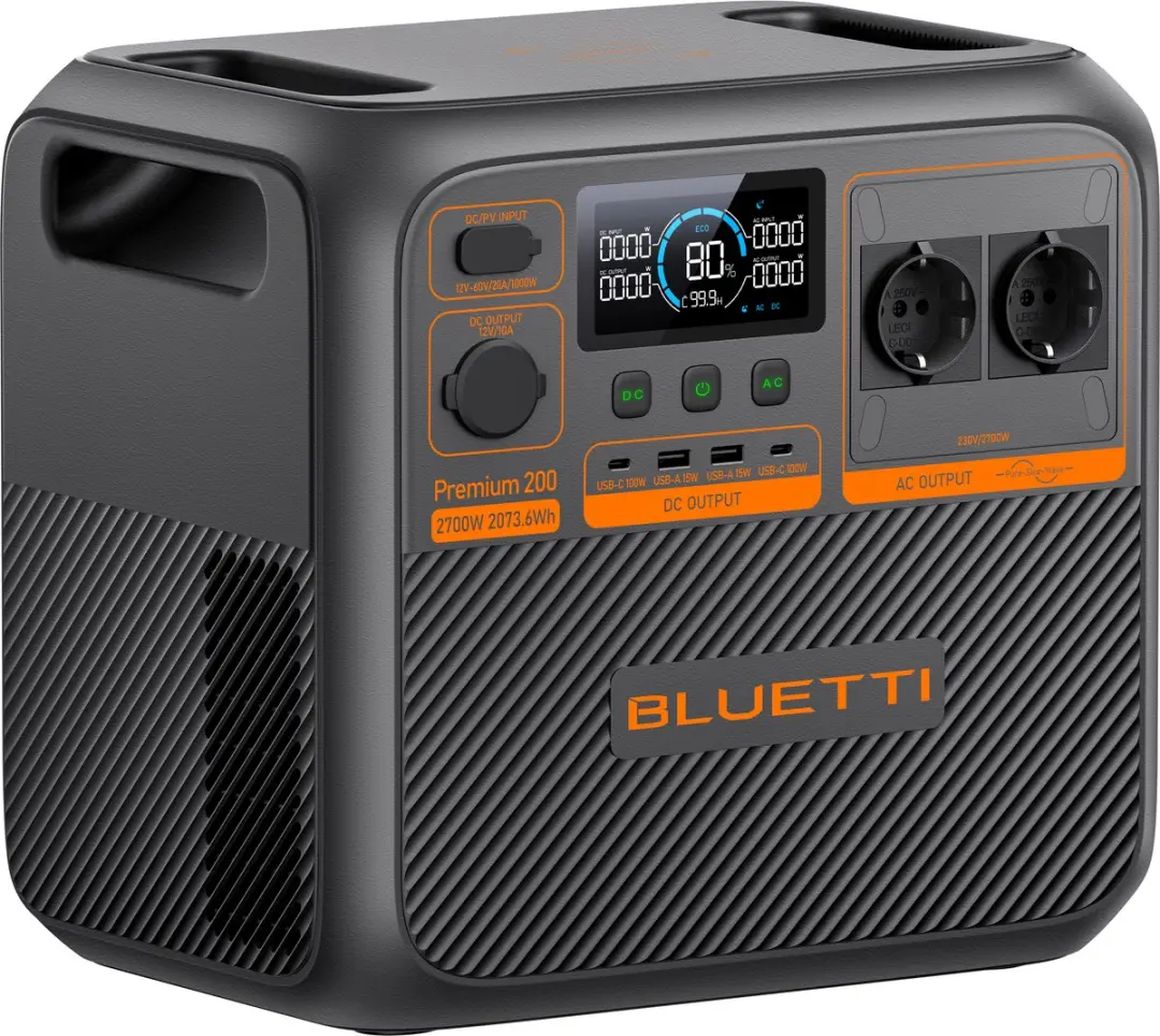 Bluetti Premium Elite 200 V2 Powerstation 2073Wh