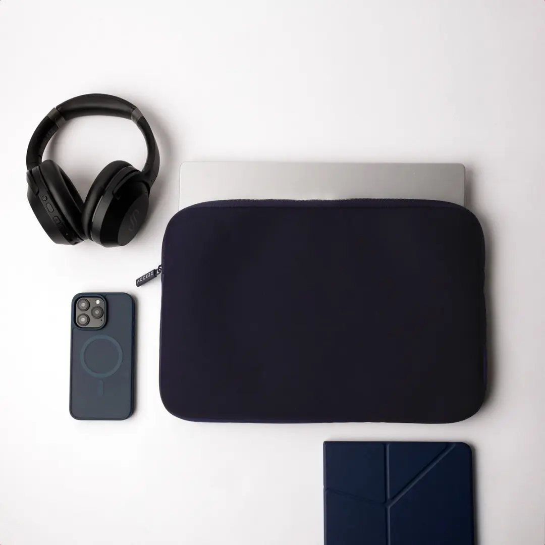 Accezz Laptophoes 14 inch - Blauw