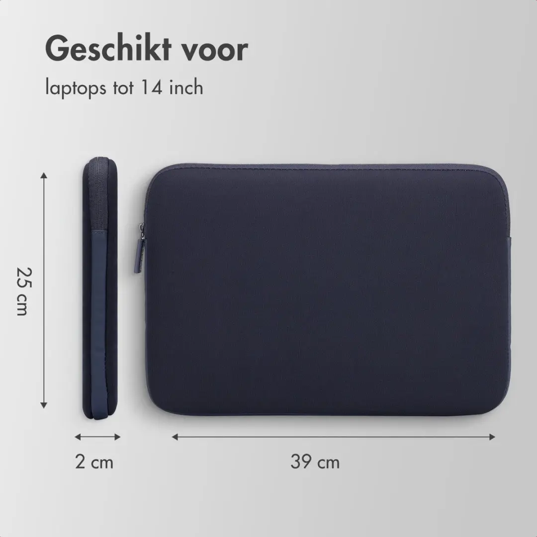 Accezz Laptophoes 14 inch - Blauw