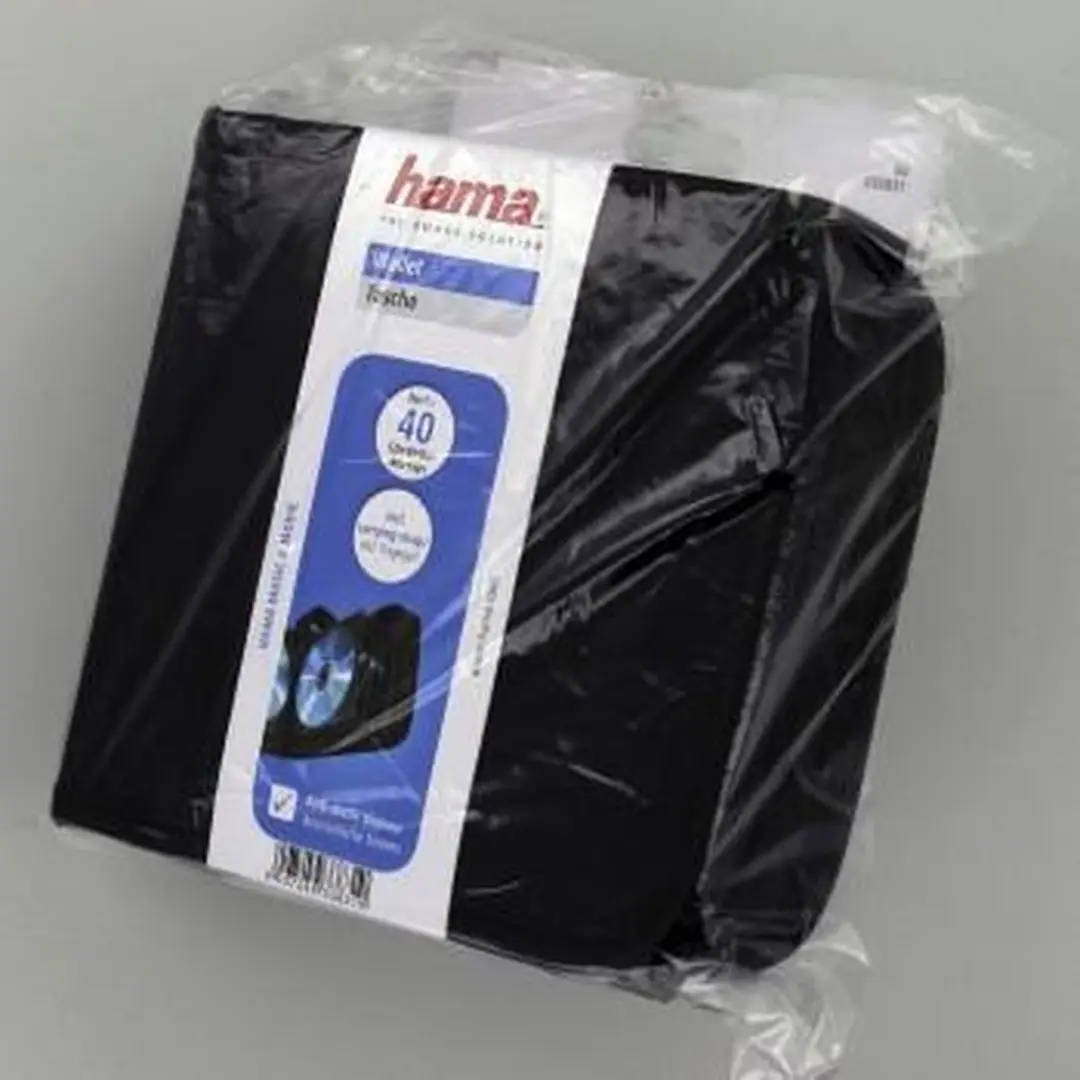 Hama CD/DVD/Blu-ray Wallet 40 Stuks - Zwart