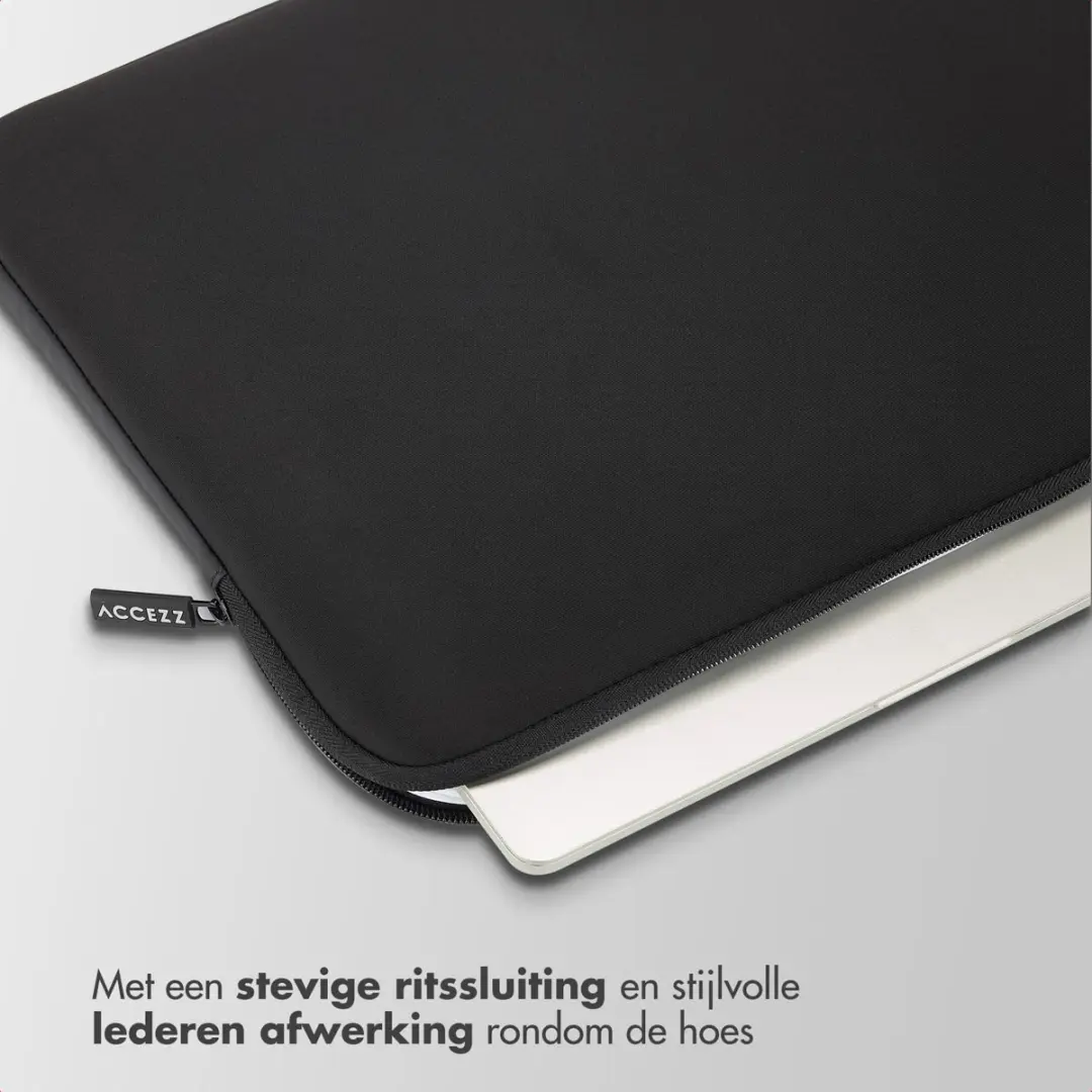 Accezz Laptophoes 17 inch - Zwart