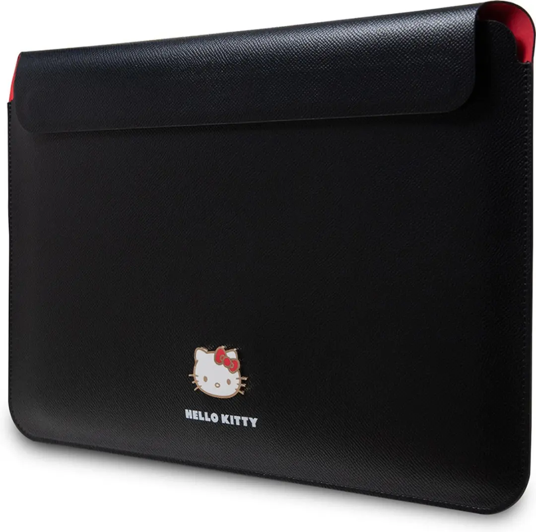 Hello Kitty Sleeve 13" - MacBook Air/Pro - Zwart - Kunstleer