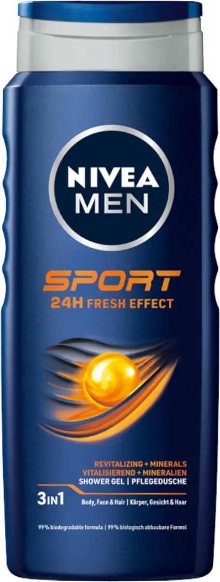 NIVEA Men Sport Douchegel 500ml - afbeelding 6 van 6