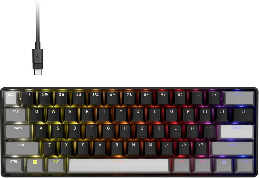 Corsair Clipper Pro Mini 60 Hall-effect Gamingtoetsenbord