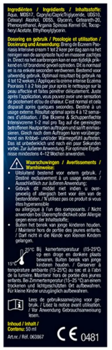 Lucovitaal Eczeem Psoriasis Intensieve Crème - 3x50ml