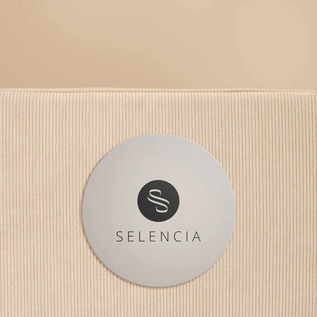 Selencia Corduroy Laptophoes 14" - Beige