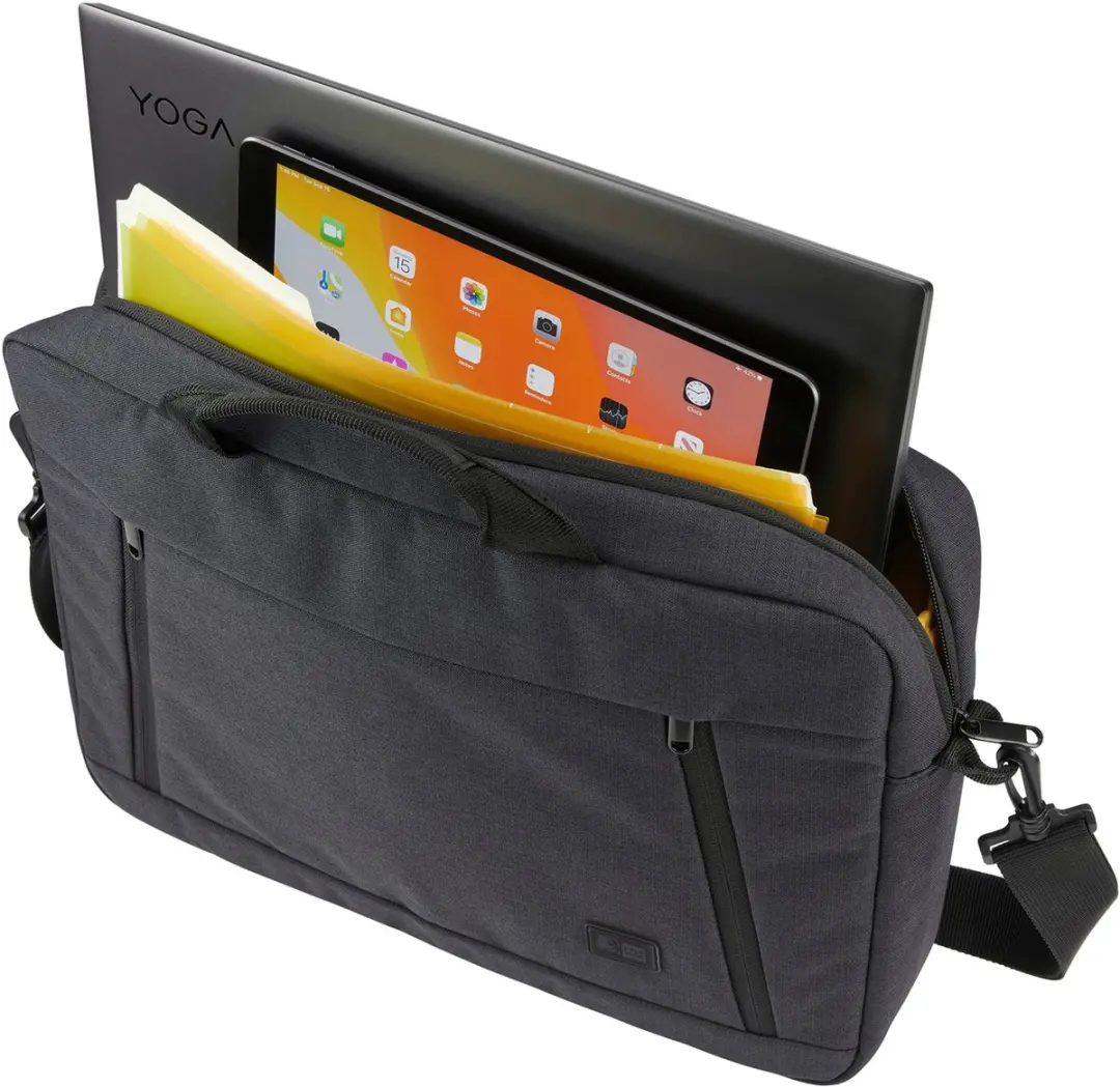 Case Logic Huxton Attaché Laptoptas 15.6" - Zwart