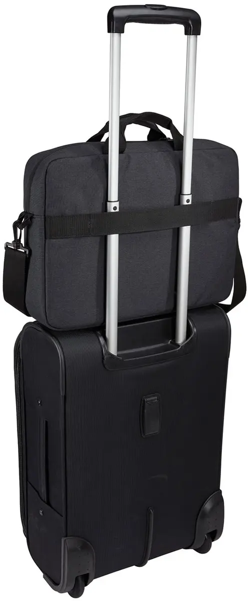Case Logic Huxton Attaché Laptoptas 15.6" - Zwart