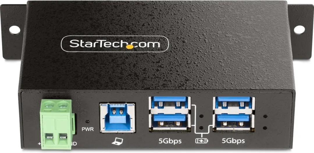 Startech 5G4AINDRM-USB-A-HUB 4-Port USB 3.0 Hub - Zwart