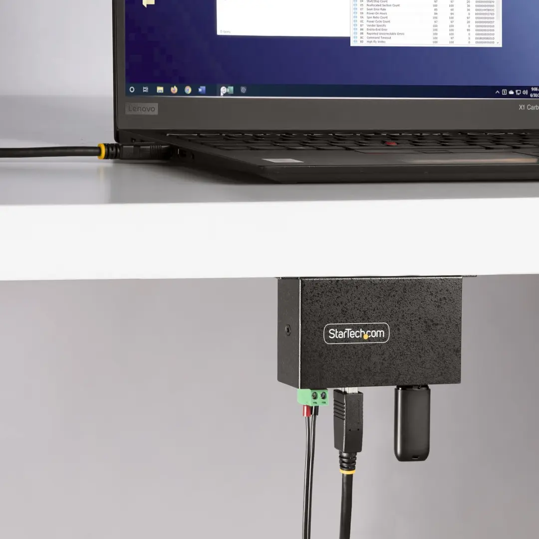 Startech 5G4AINDRM-USB-A-HUB 4-Port USB 3.0 Hub - Zwart