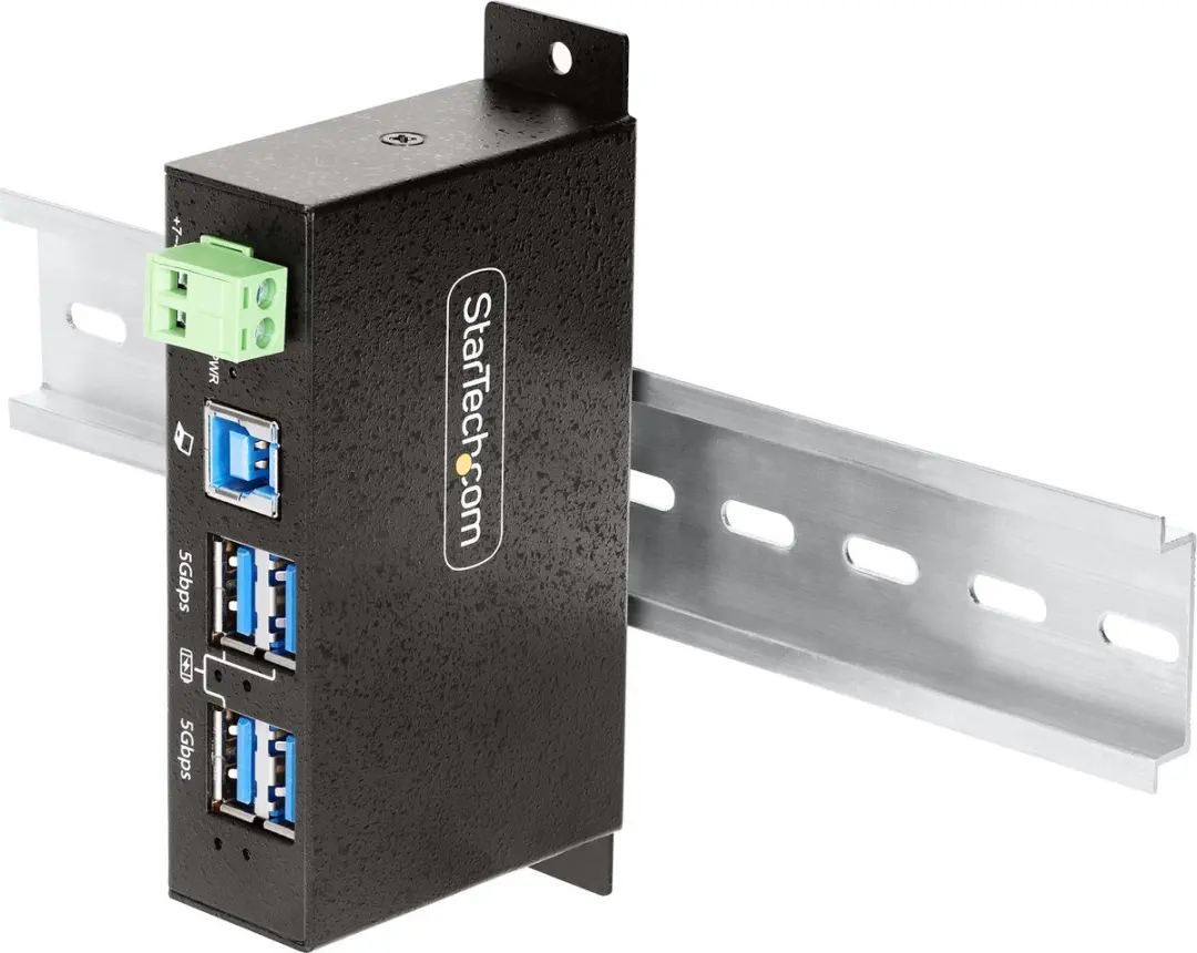 Startech 5G4AINDRM-USB-A-HUB 4-Port USB 3.0 Hub - Zwart - afbeelding 6 van 6