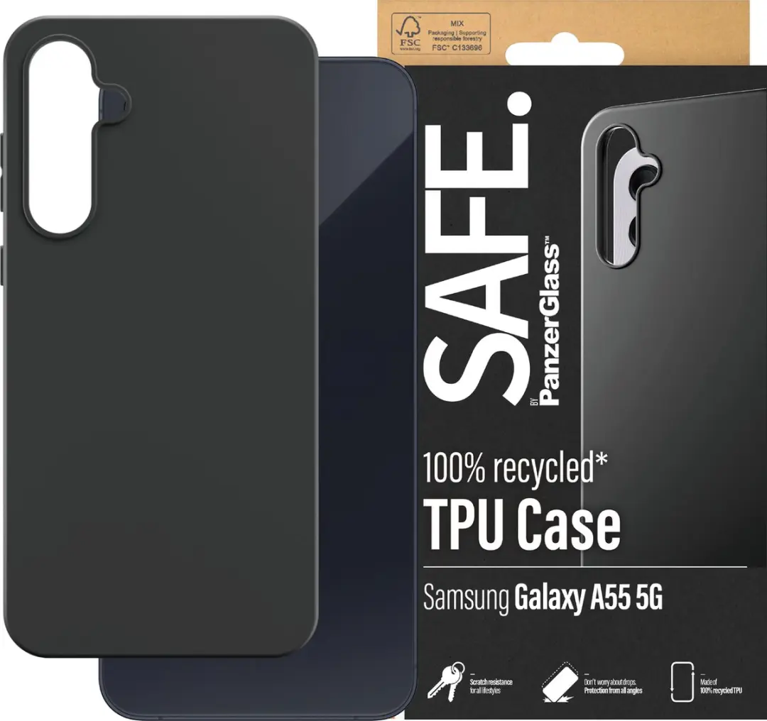 PanzerGlass SAFE95693 Hoesje Samsung Galaxy A55 5G - Zwart