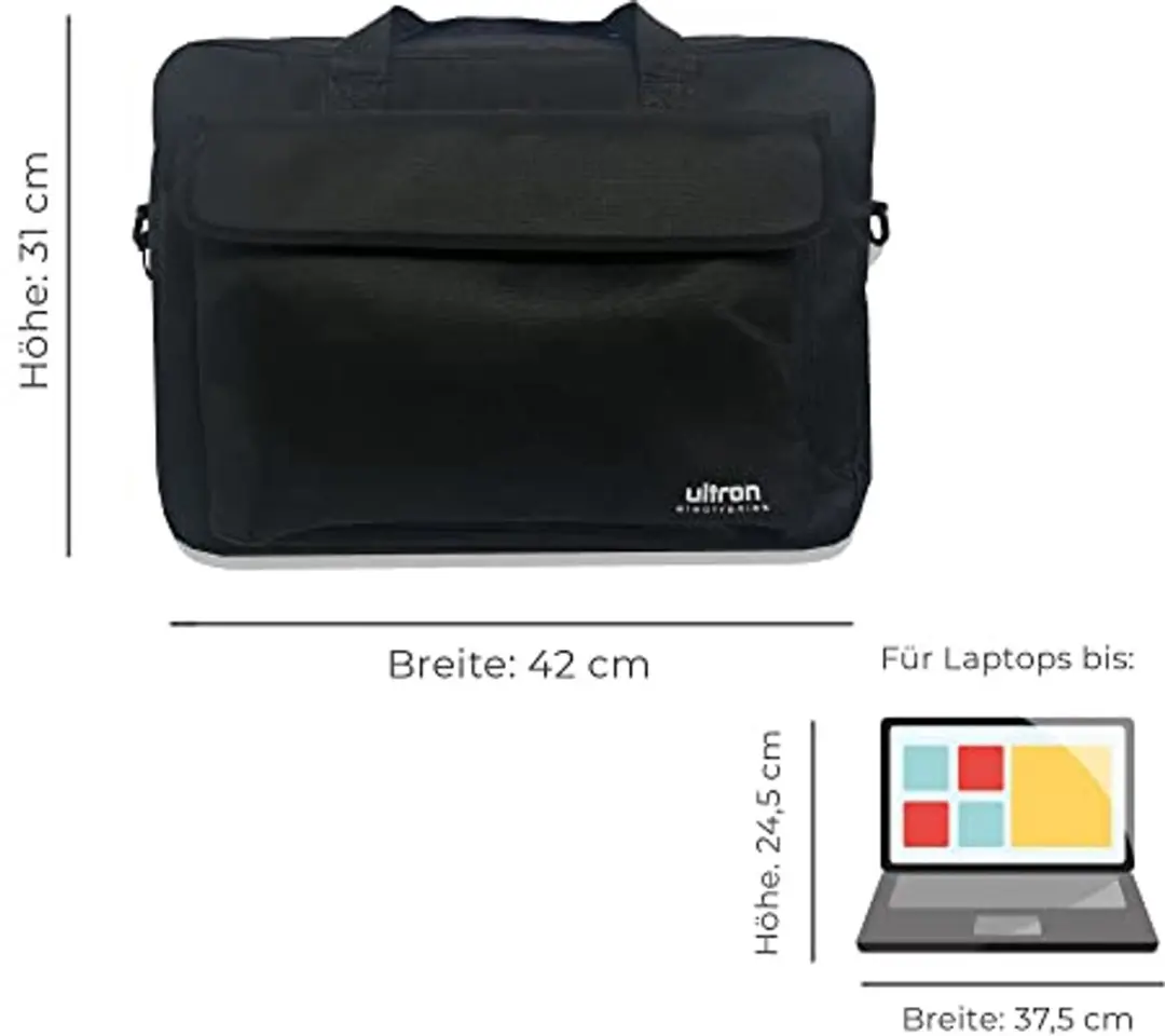 Hama Neoprene Laptopsleeve 15,6" - Zwart - MPN 00216505