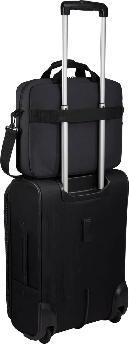 Case Logic Huxton Attaché Laptoptas 14" - Zwart