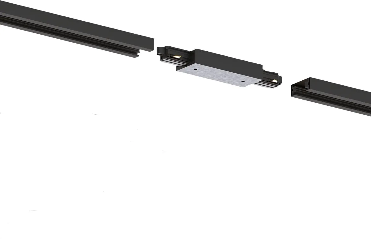 Calex Railsysteem Verlichting 2m - 4x GU10 Opbouwspots - Mat Zwart