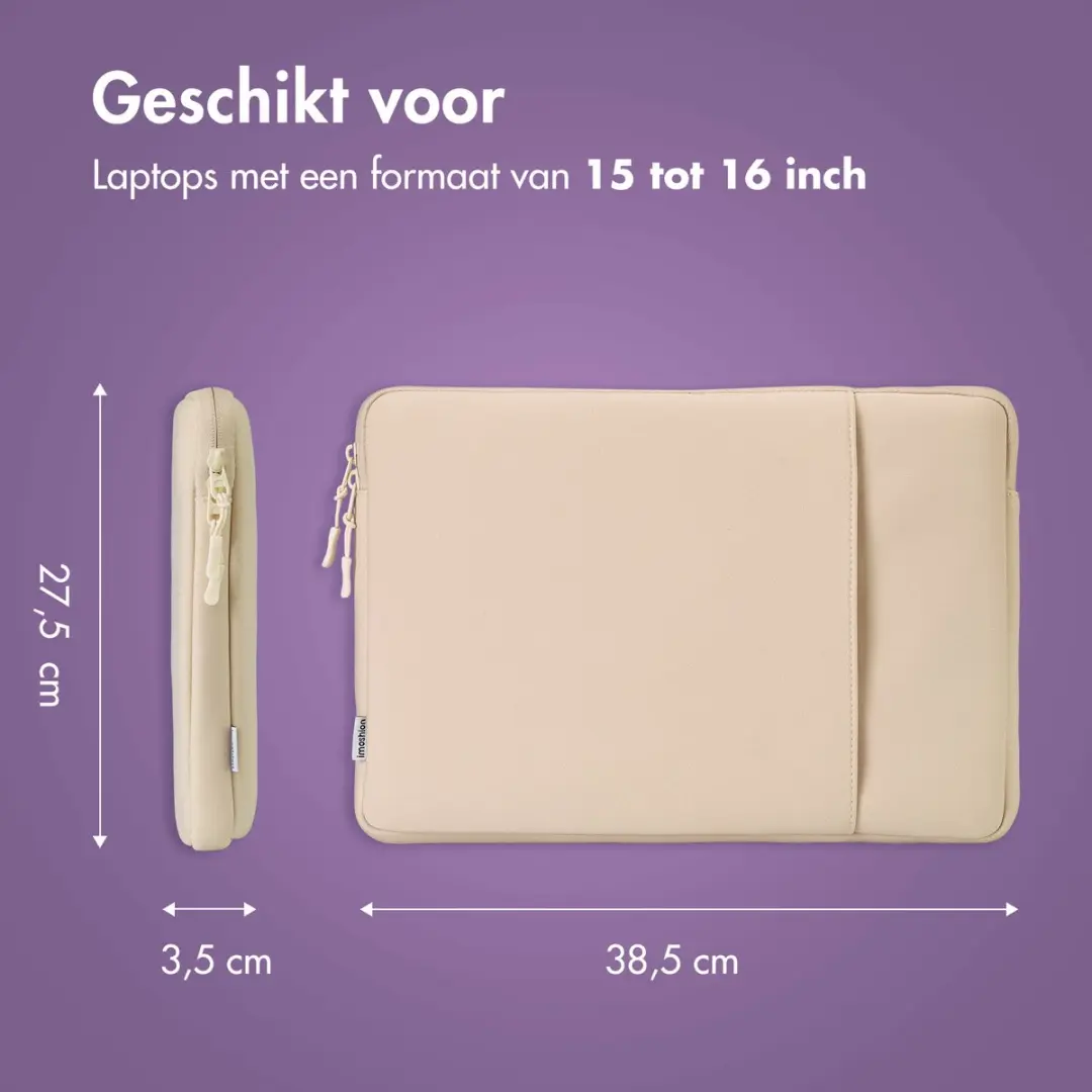 Imoshion Laptophoes 16 inch - 2 Vakken Sandstone