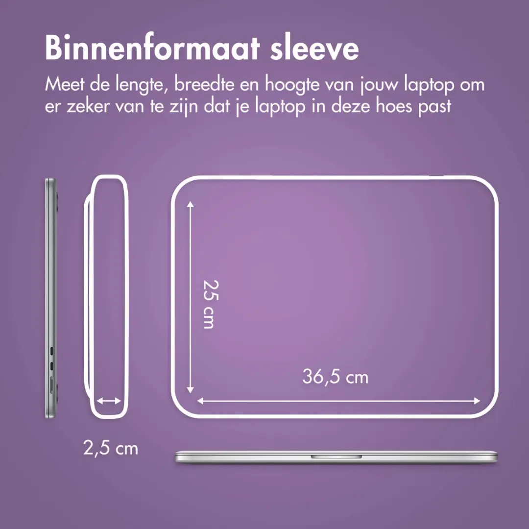 Imoshion Laptophoes 16 inch - 2 Vakken Sandstone