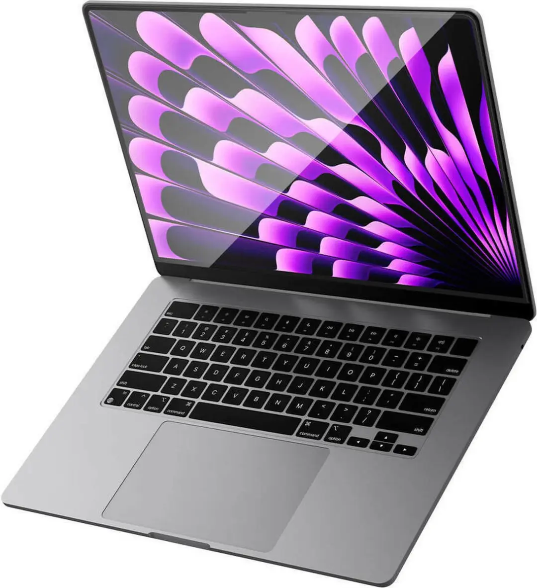 Spigen Glass AGL06950 Screenprotector MacBook Air 15" - Transparant - afbeelding 6 van 6