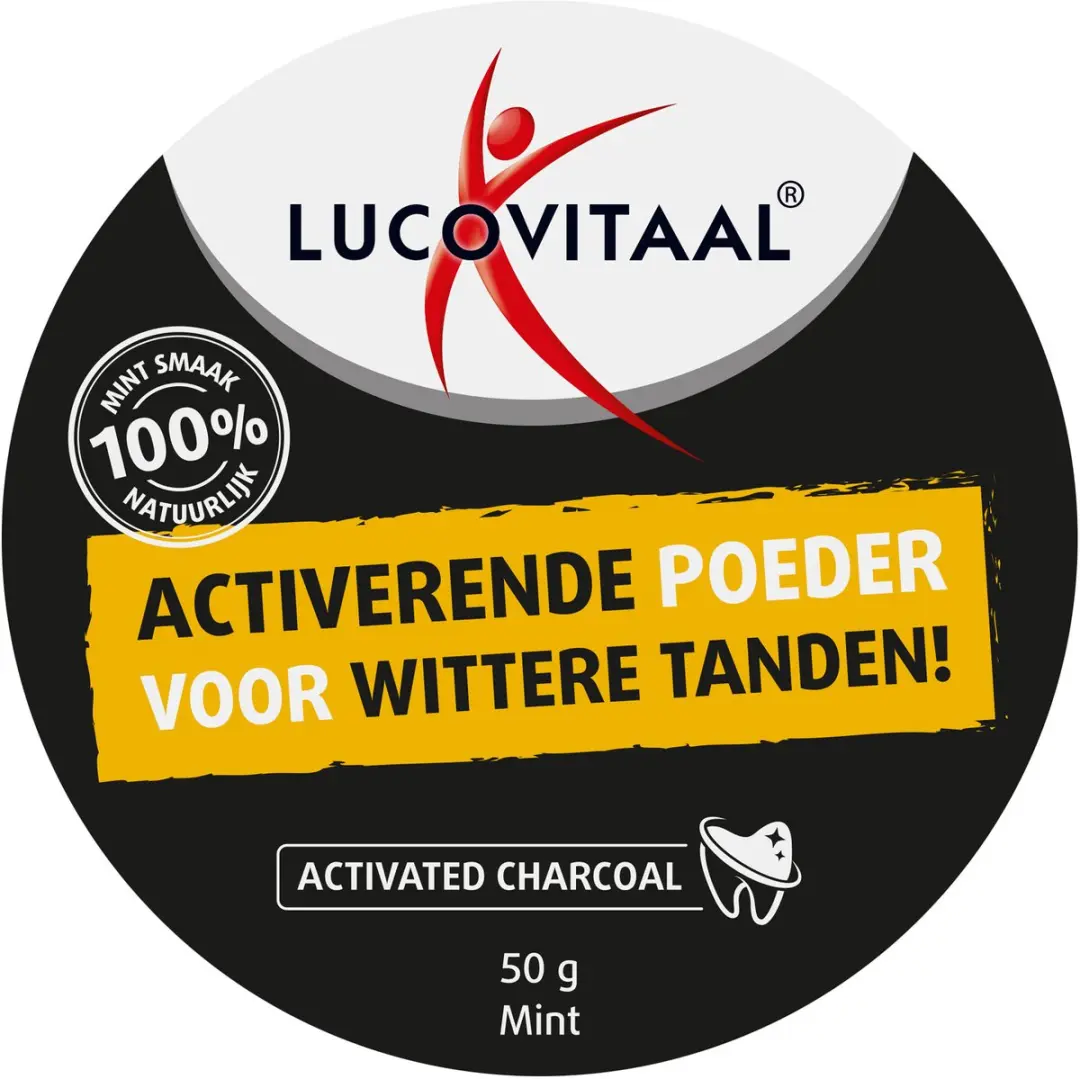 Lucovitaal Geactiveerde Houtskoolpoeder 50g