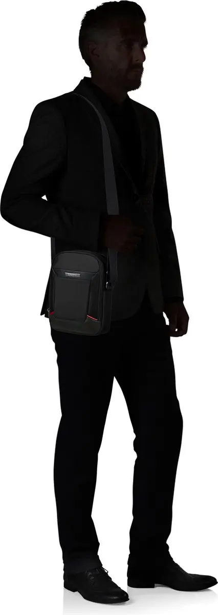 Samsonite Pro-DLX 6 Crossbodytas 9.7 inch - Zwart