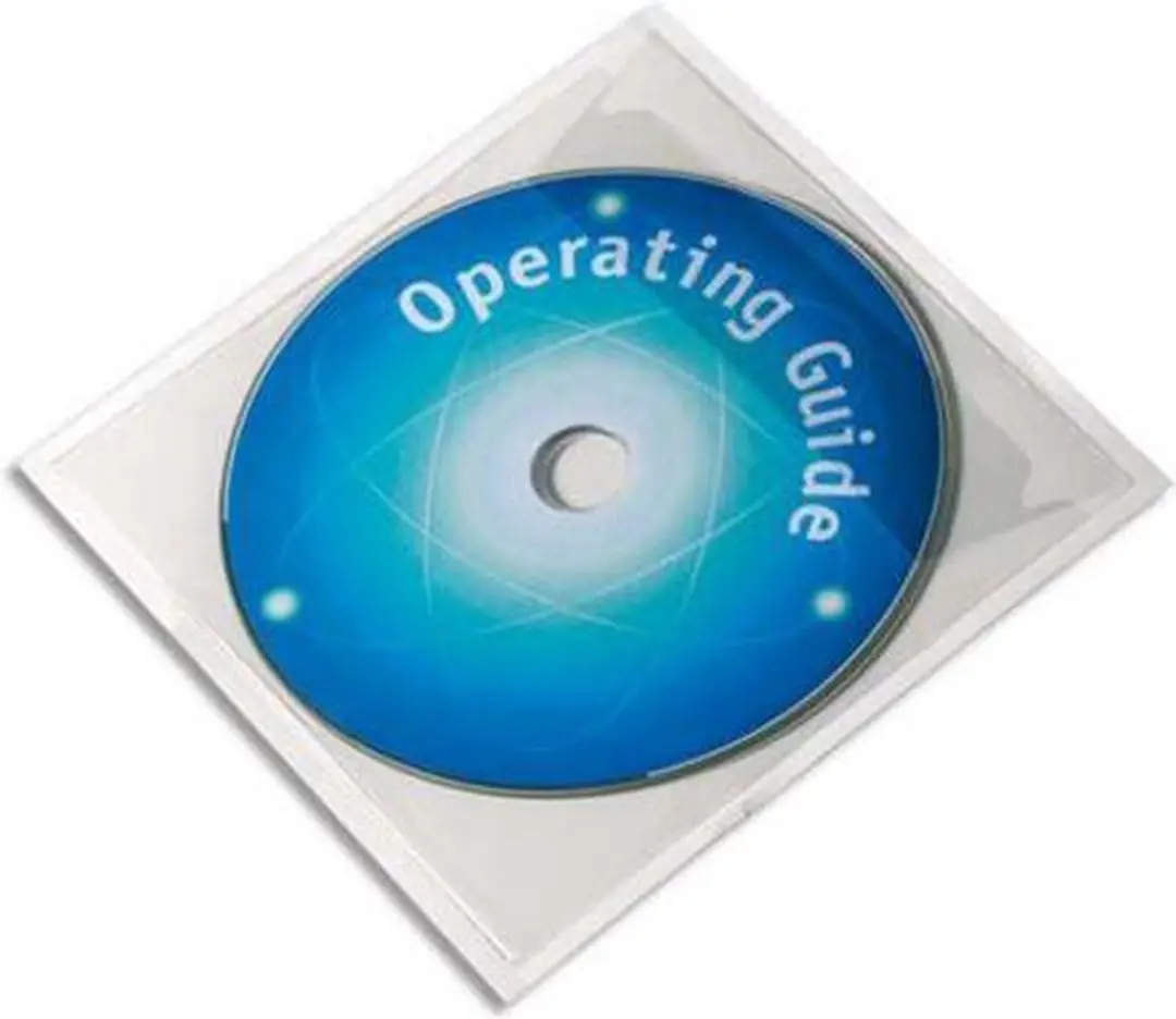 Durable Pocketfix CD/DVD Houder - 10 Stuks - Transparant